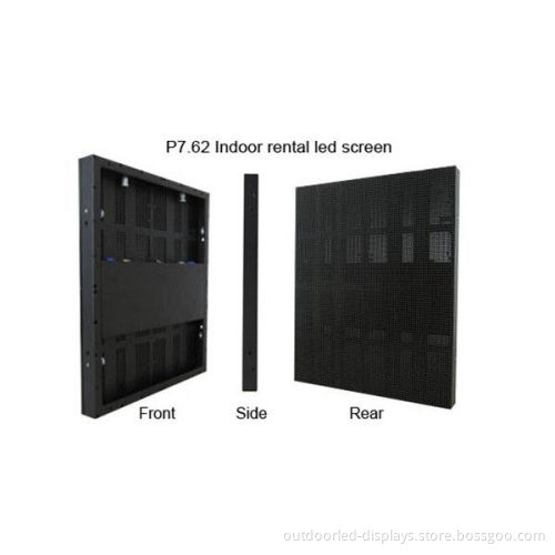 Indoor Full Color Led Display For Advertising , P7.62 Flexible Led Curtain Screen 1300nits